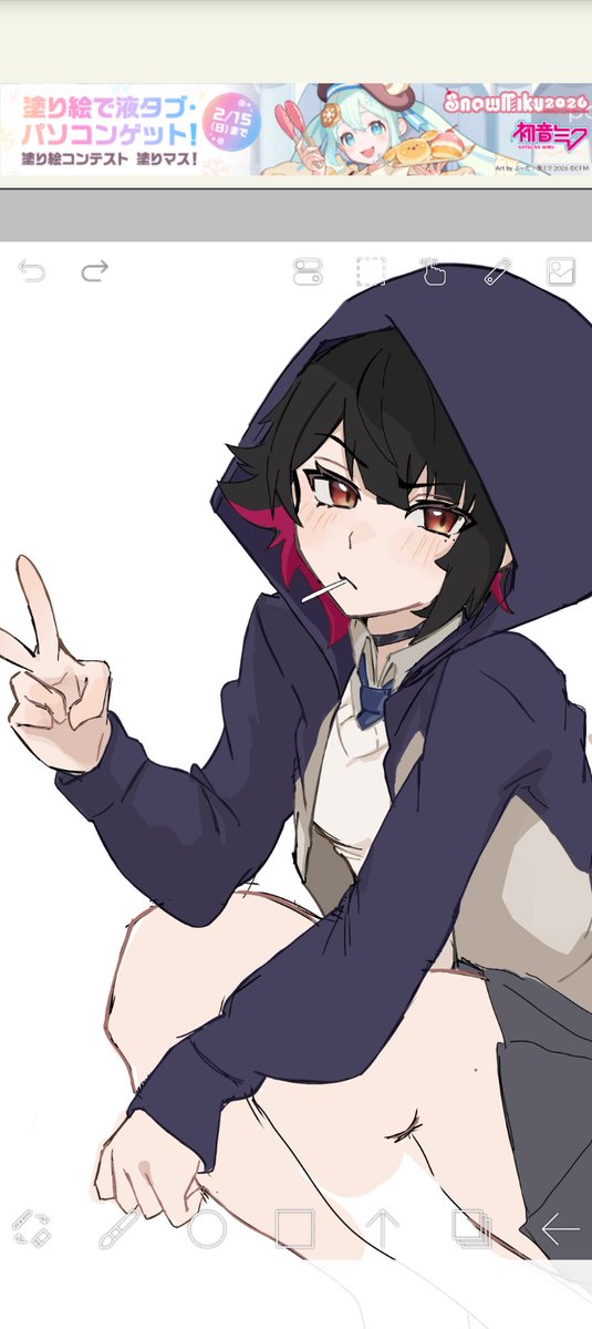 エレン　wip　パーカーの衣装実装してほしい🙏