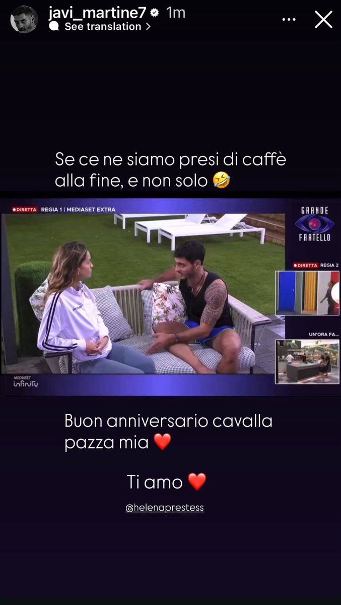 Questa dedica in perfetto stile Javier 😫😭 #helevier