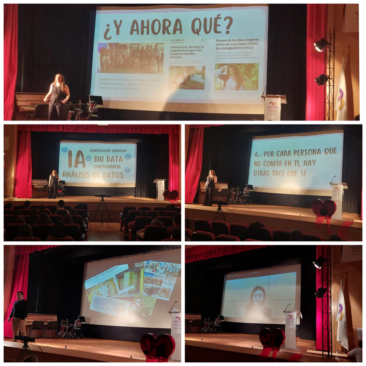 codemagijon's tweet photo. Omar Rozada , Elena González @elenagmera y Llara Almajano @llarapara cierran #SharingFeelings @codemagijon: Nunca te quedes parado, muévete en alguna dirección  ↔️ / Por cada persona  1⃣  que no confía en ti, hay otras  3⃣  que sí lo hacen. Orgullosos de vosotros!  😊#SomosCodema https://t.co/8gr2pxZqEI