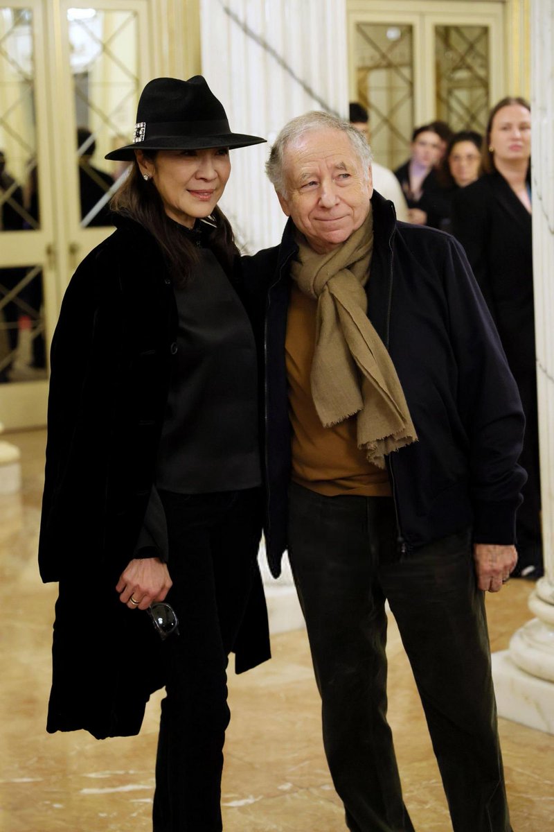 #MichelleYeoh and #JeanTodt at Winter Olympics Opening Ceremony in Milan, Italy.
📸 michelle-yeoh.com/2026/02/07/mil…