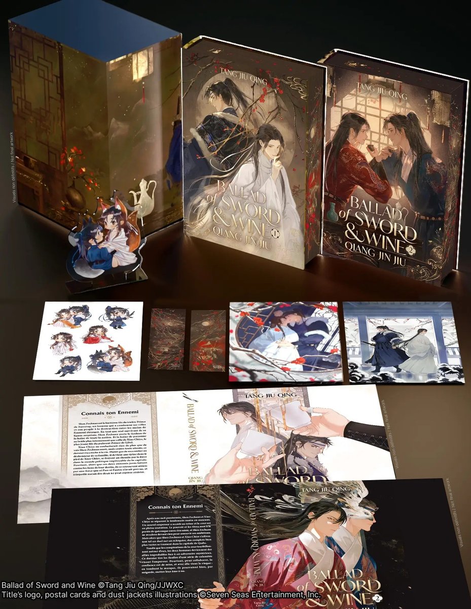 LA CAMPAGNE DE BALLAD OF SWORD AND WINE EST LANCÉE !

Pour rappel, le pack VIP est accessible à tous pendant 72h puis uniquement accessible aux membres VIP.

Vous le savez, chaque contribution est un pas de plus vers de nouvelles licences danmei… et vers les futurs étagères
