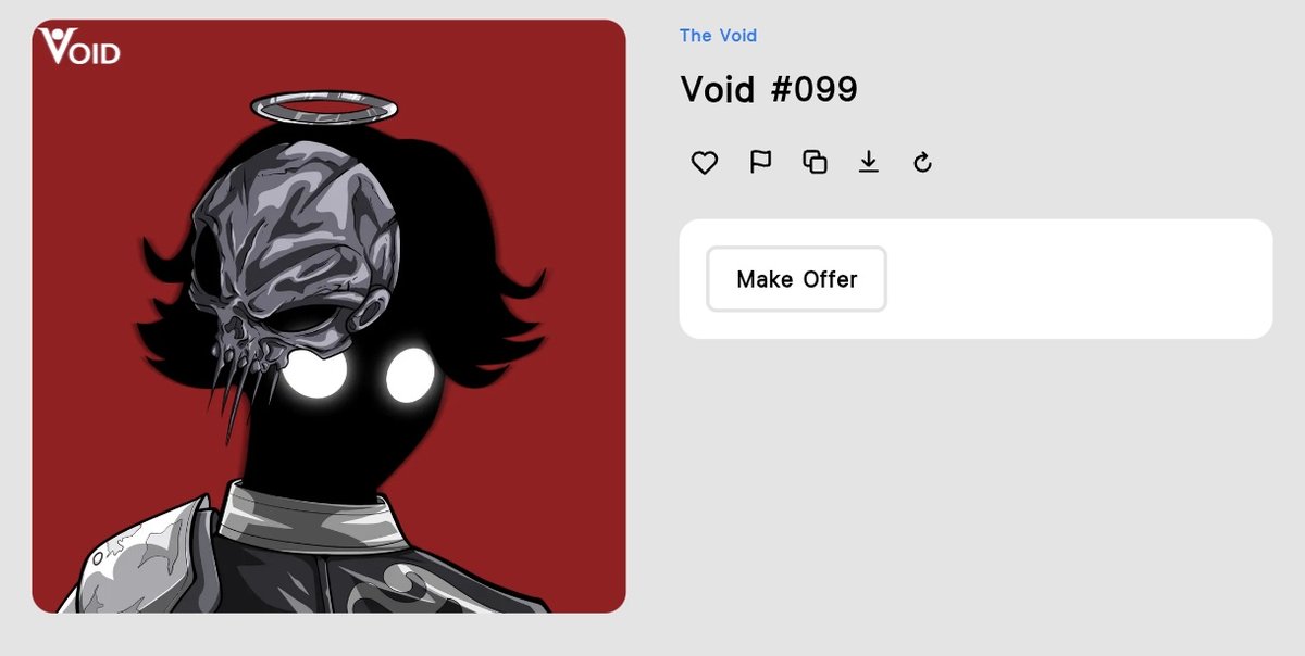 TheVoidXRP's tweet photo. VOID #099 has been minted by rJNc...SB7U  on @xrpcafe
Thank you!

Mint yours now :
https://t.co/PB3TaD47rO

#NFT #XRP https://t.co/e9NJWnF8iT