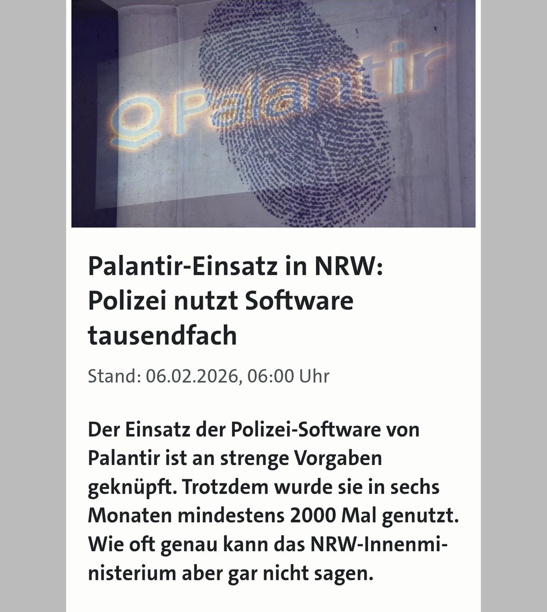 m_t_mask's tweet image. "Palantir ist ja nur für ganz spezielle Fälle, Sie brauchen sich keine Gedanken machen" 🤡