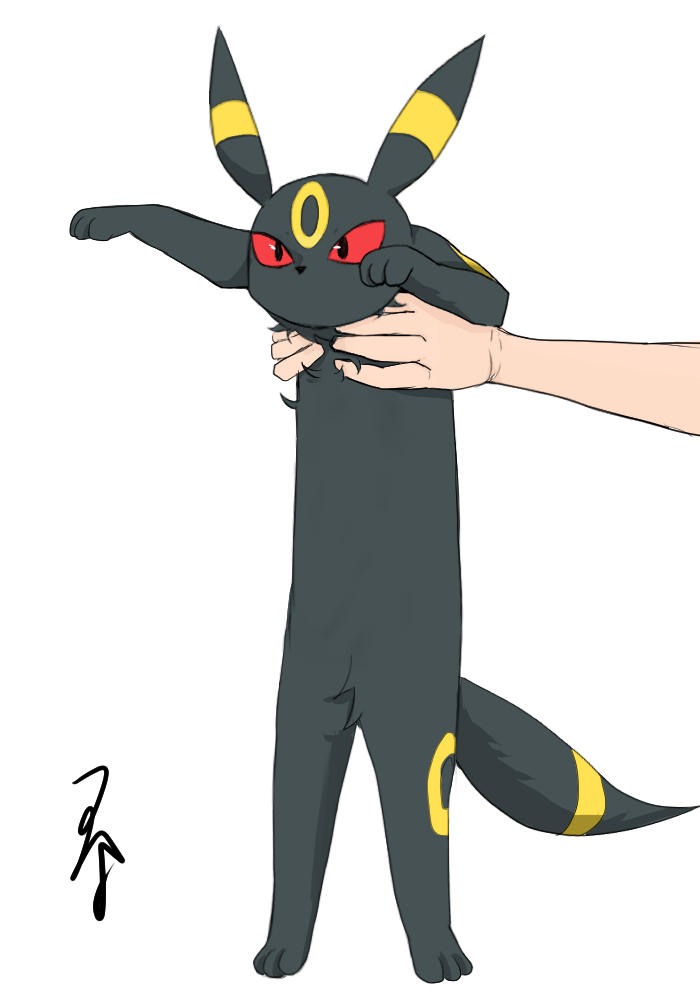 のびそう
#ブラッキーの日　#umbreon