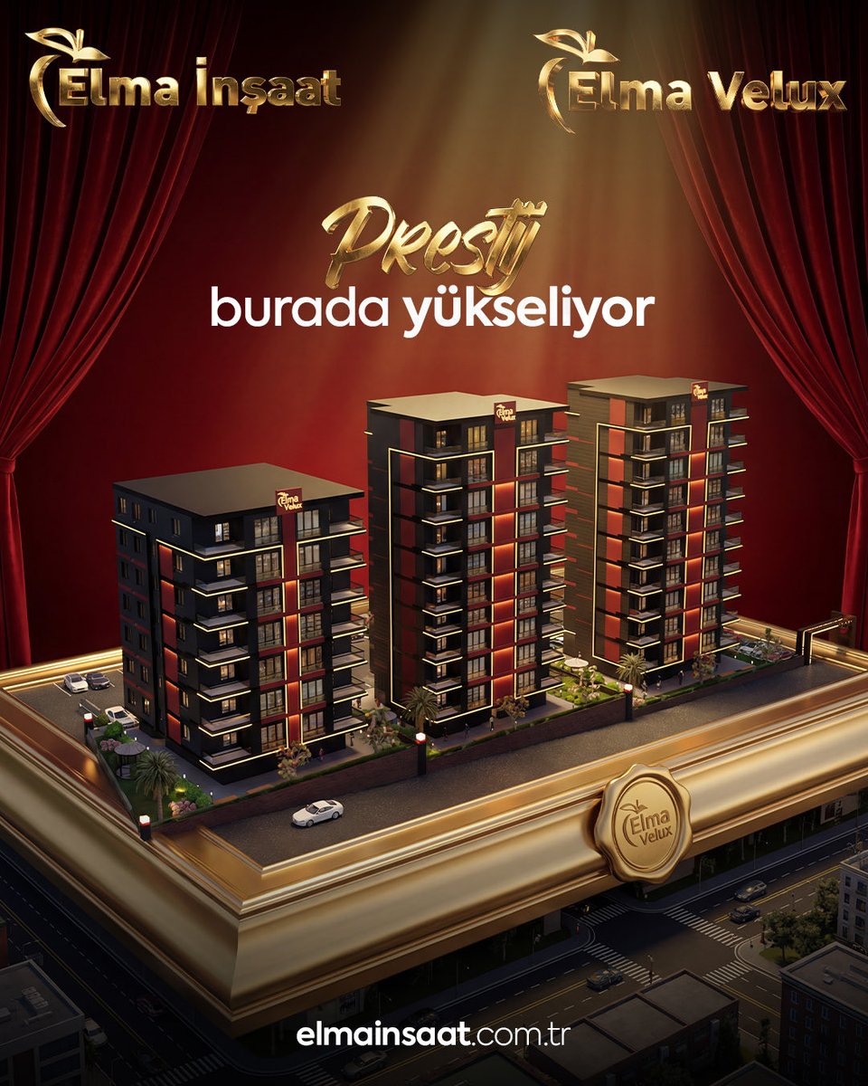🏙️ Yaşamın Yeni Standardı Elma Velux’te Yükseliyor.
🍎 2+1 &amp; 3+1 Karma Yaşam Projesi
💰 %35 peşinat | 💫 Kişiye özel taksit seçenekleri
📍Güzelşehir / Şanlıurfa

Prestiji, konforu ve yatırım değerini bir arada yaşamak isteyenler için Elma Velux.

#ElmaVelux #Şanlıurfa #Elmaİnşaat