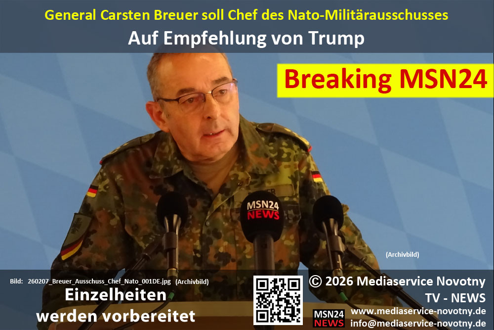 facebook.com/PavelNovotnyJo…
Der deutsche General Carsten Breuer (61) genießt die Unterstützung der wichtigsten NATO-Mitglieder.
Seit März 2023 ist Breuer Generalinspekteur der Bundeswehr und damit der ranghöchste deutsche Soldat. Breuer soll...