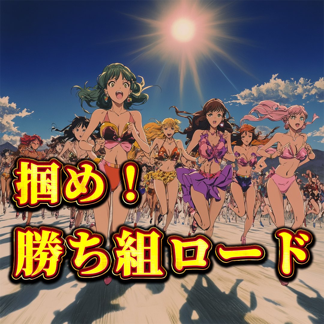 勝ち組になれるかもって話聞く？
━━━━━━━━━━━━
・
朝イチから的中──。
・
それは競馬民全員が
待ち望んでる的中だろう。
・
朝イチから的中できれば
もうその日勝った気分にさえなる。
・
それほど『朝イチ的中』が
持つ意味はかなり大きいのだ。

そして、朝イチから