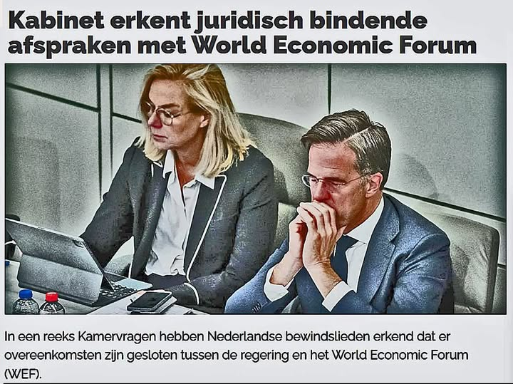 dendolly1's tweet image. Dus #Baudet had gelijk Rutte loog
Er was geen inleg-vellletje ..er is een juridische binden afspraak.
De Extreem rechtse vvd partij heeft Nederland gecompliceerd aan het WEF een staatsrechtelijke Ongekozen instellingen die niets met de Grondwet heeft te maken dat is land-veraad