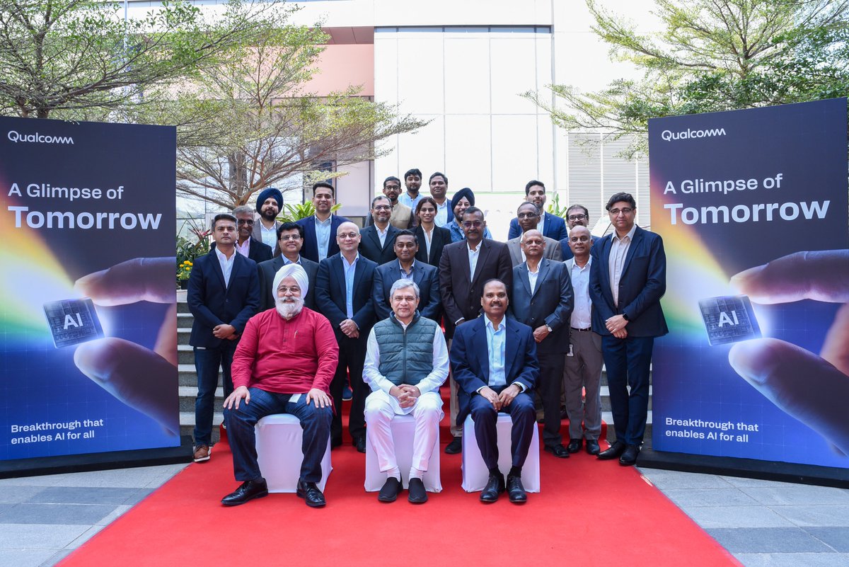 Qualcomm completes its 2nm tape‑out — a global milestone supported by engineering teams across #India.

#TeamQualcomm #2NM #AI #Technology #IndiaSemiconductorMission