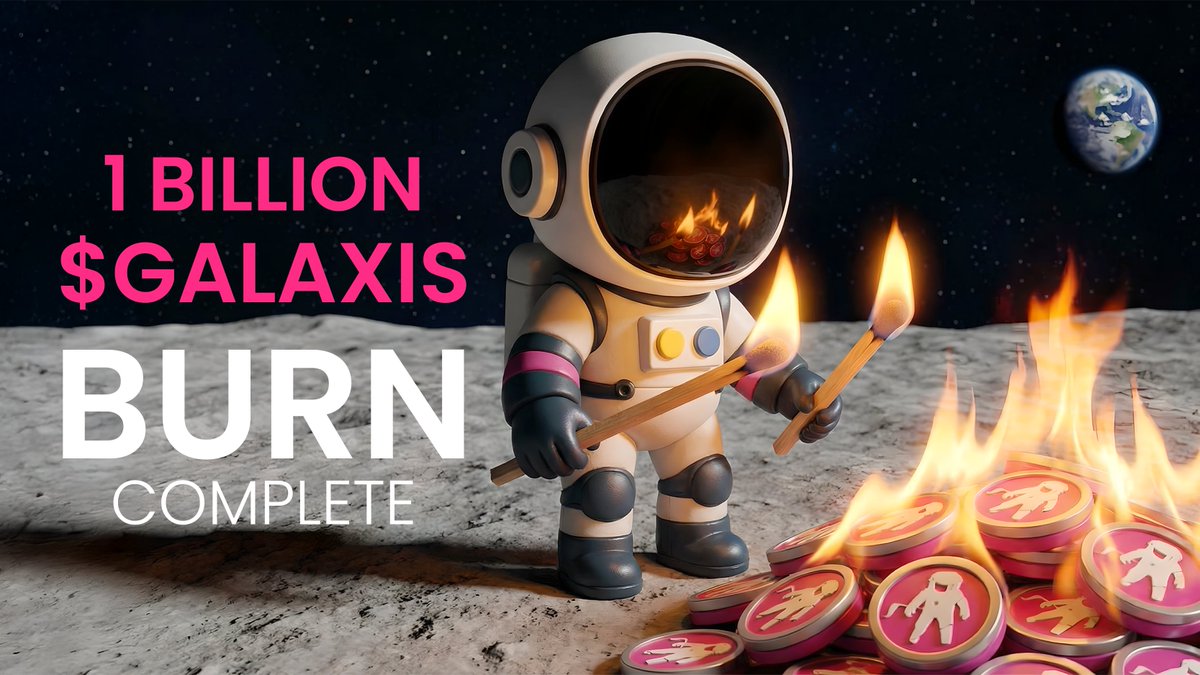 Galaxisxyz's tweet photo. Supply reduced. Value amplified.

One week ago, Galaxis executed a burn of 1 billion $GALAXIS tokens—significantly reducing total supply and strengthening the value of the ecosystem.