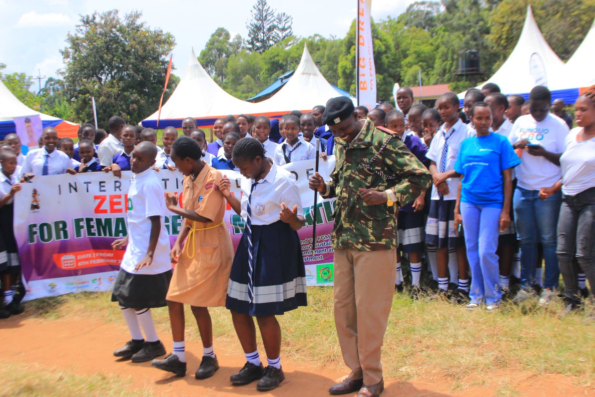 VOICES RAISED, RIGHTS AFFIRMED 💪✨
At Taranganya Girls Senior School in Kuria West, Migori County we marked the International Day of Zero Tolerance for FGM by empowering girls to speak up, stay safe &amp; dream big 💜

#Invest2EndFGM #ZeroToleranceToFGM  #BornPerfectCaravan