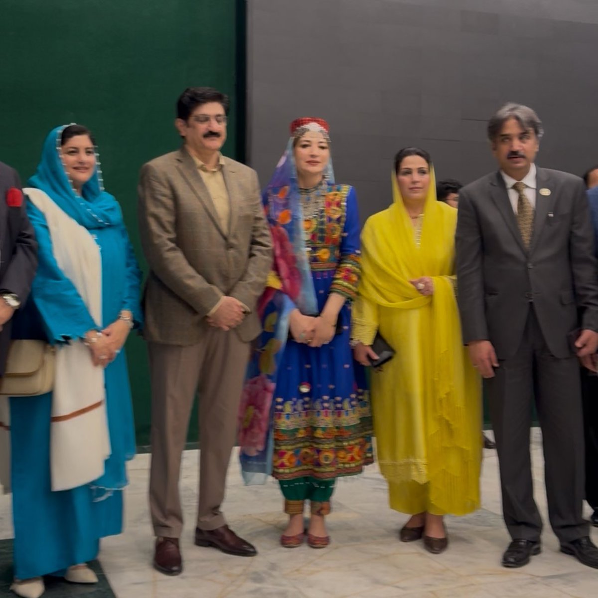 Qudsia_Zia_'s tweet photo. "An evening of high-level engagement at the CM House Sindh attended an official dinner 

قدسیہ بتول 
ممبر پنجاب اسمبلی &amp;
چئر پرسن ڈیزاسٹر منجمنٹ 
  #qudsiaziapmln  #maryamnwazshreef #qudsiaziampa
#Chairpersondisastermanagment https://t.co/Ld4mvxM2HM