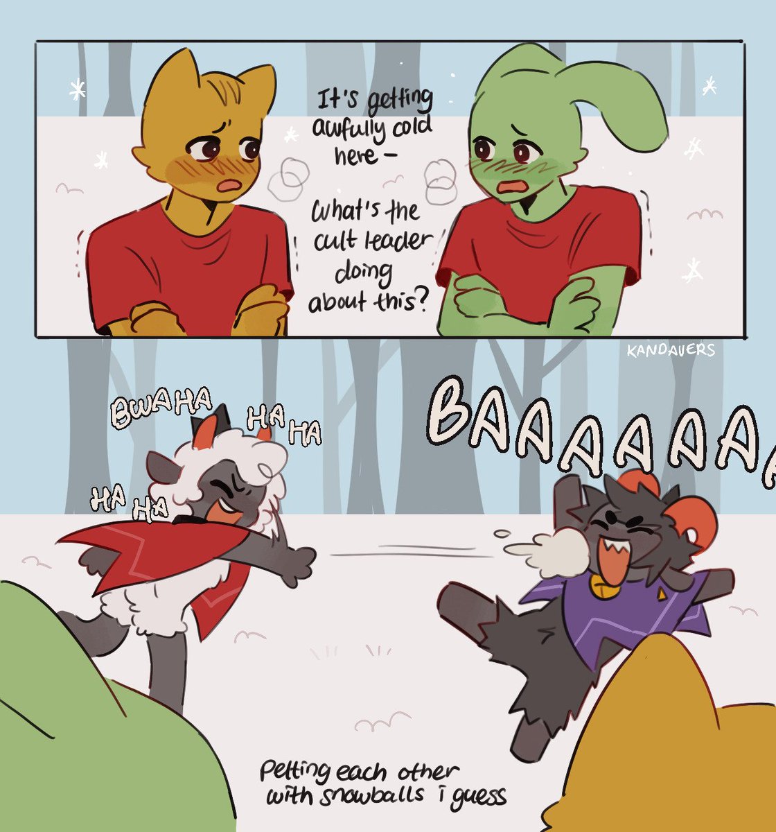 Late, but I finally started playing woolhaven #CultoftheLamb