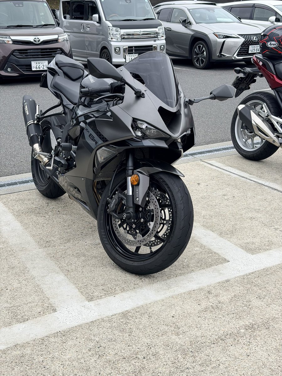 今日も寒いです🥶 #道の駅みなみやましろ村 #kawasaki #zx6r