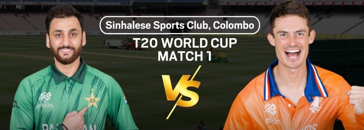 CRajniti51240's tweet image. 1st Match of T20 World Cup 2026

Pakistan vs Netherlands 
Pakistan won the toss and opts to bowl first.

#T20WorldCup2026 
#PAKvsNETH 
#T20WC2026