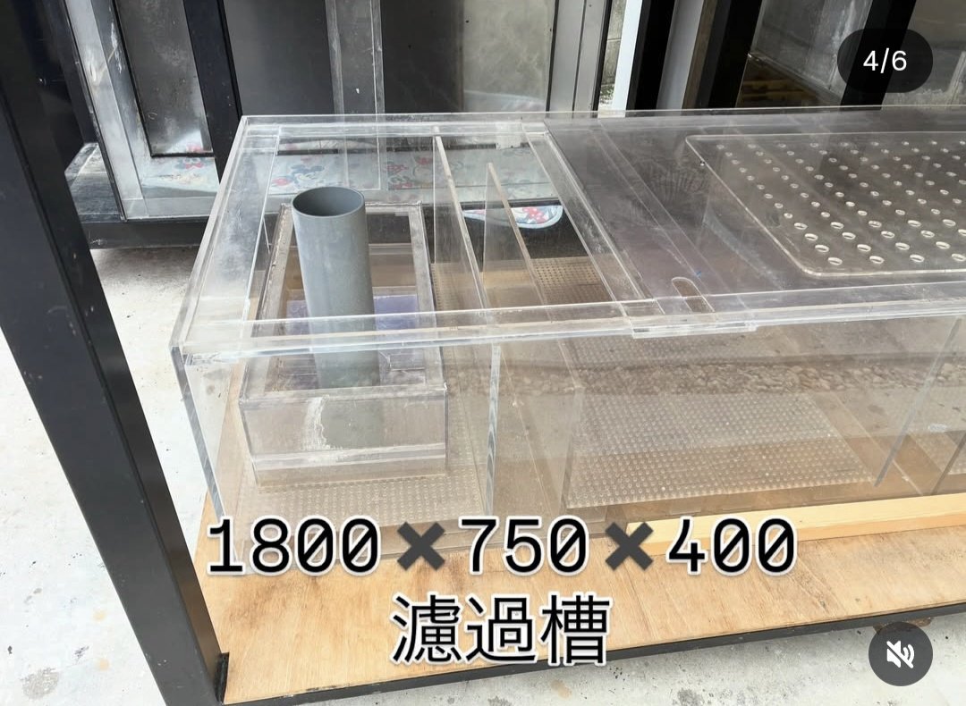 2750×1000×600の大型水槽‼️ カンテツ制の物になります‼️ここまで