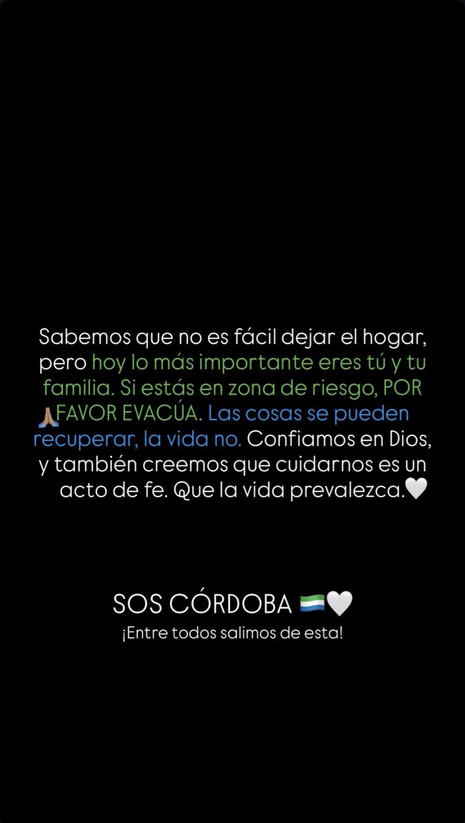 nataliarugar's tweet photo. ¡Entre todos salimos de esta! #SOSCordoba https://t.co/Mi9vIlhTPW