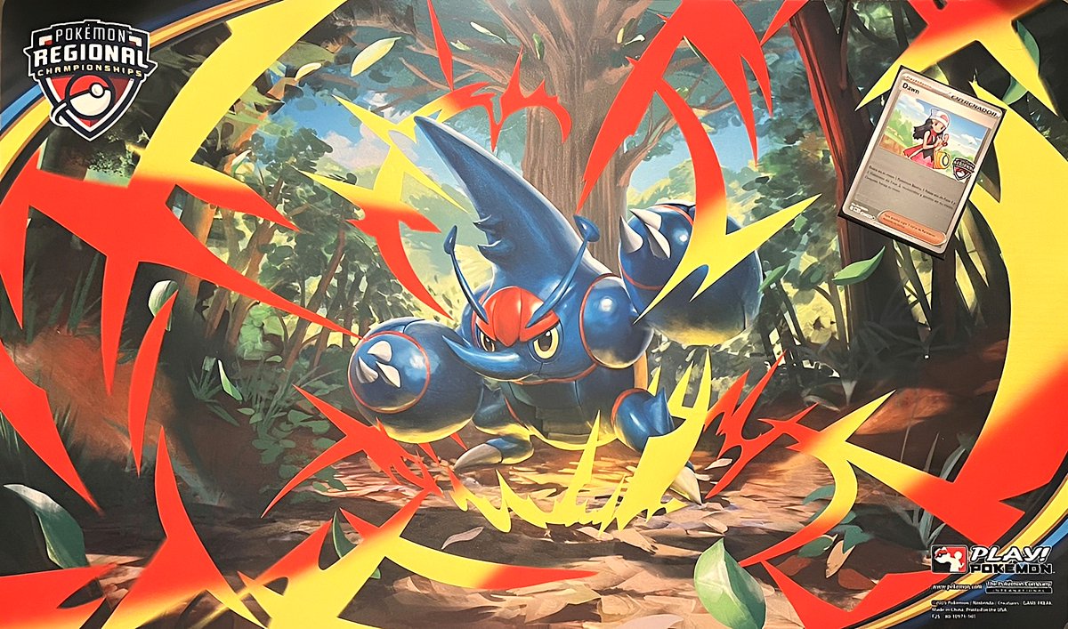 海外ポケカニュース🍄】 海外大会でメガヘラクロスのプレイマットが