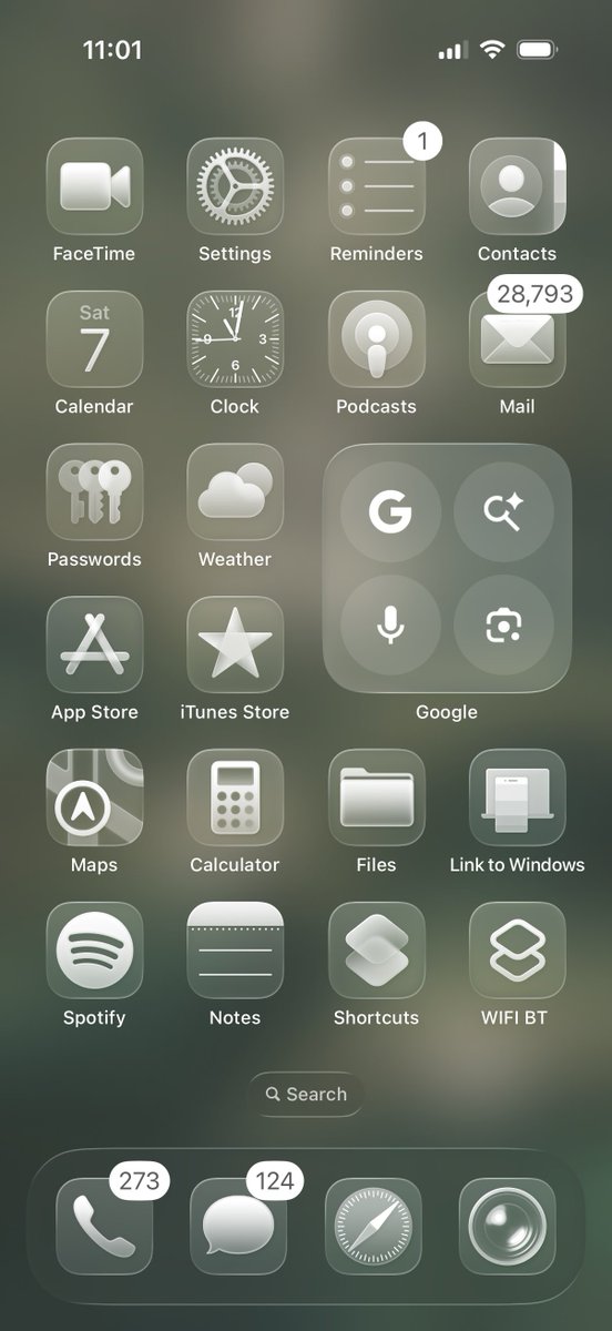 Atharva12__'s tweet image. Let’s see who customise better! 

Now it’s your turn drop down… ⬇️

#Apple #iOS26 #customise