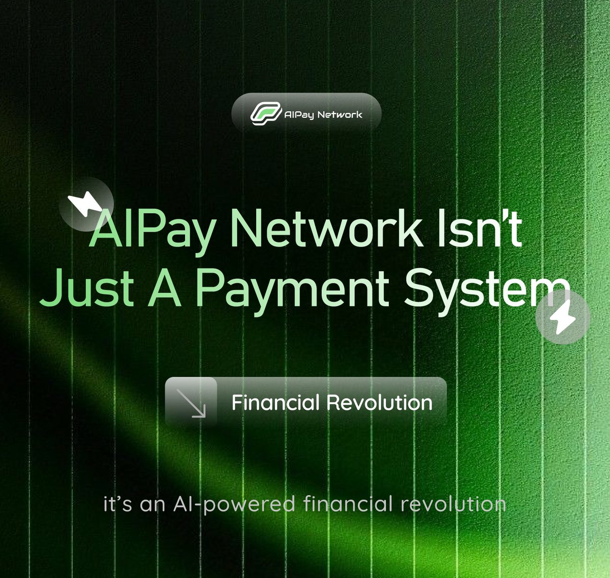 AIPayNetwork's tweet photo. 🌟 AIPay Network isn’t just a payment system —
it’s an AI-powered financial revolution. 🚀
#AIPay #AI #FinTech #PaymentRevolution #AIxFinance #Web3 #FutureOfFinance https://t.co/KEjDe7z6Fb