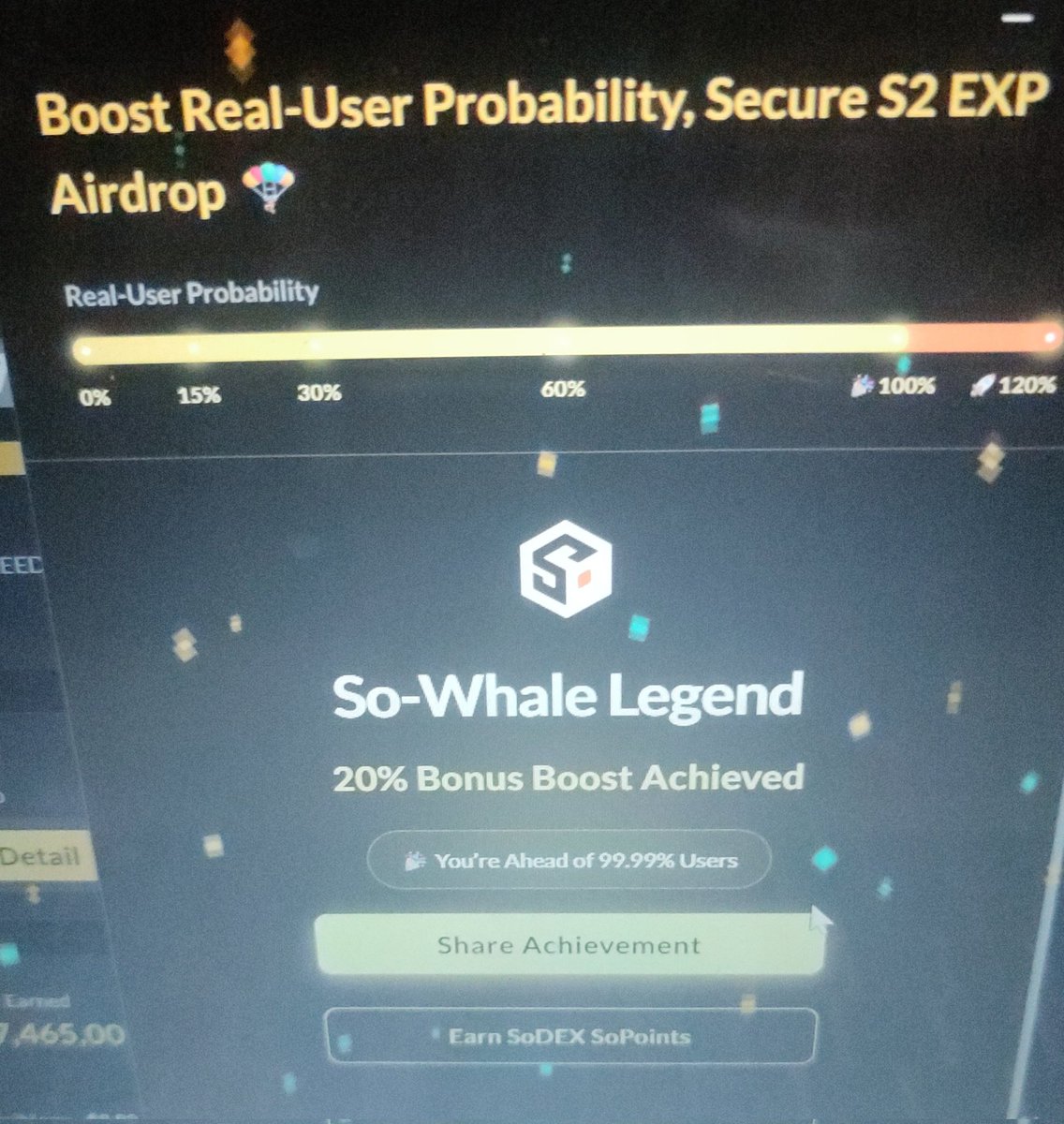 Big news for $SOSO holders! 

⚠️ $SOSO COMMUNITY ALERT ⚠️

season2-sodex.com/claim/

SoSoValue is quietly rolling out rewards for past users.

Eligible criteria:
→ Terminal activity
→ Phase 1 verification completed
→ OG wallet with ETH history = 10x
→ Any kind of engagement