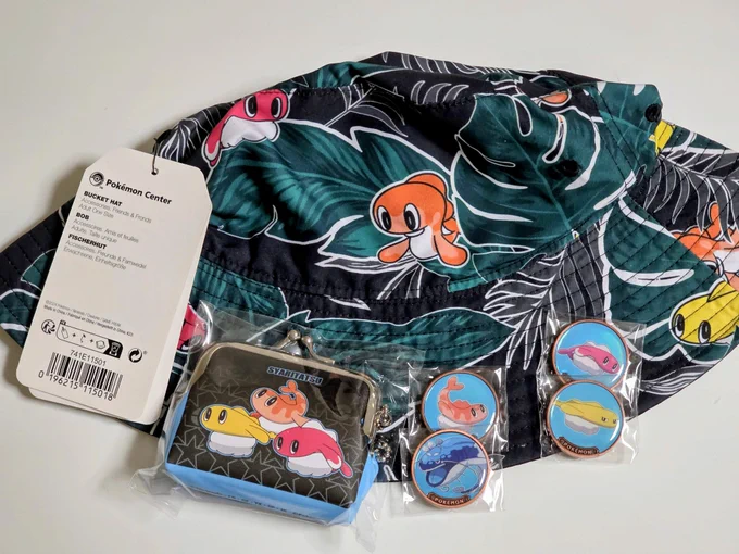 スシシ…(海外限定シャリタツちゃん帽子と海外限定シャリタツちゃんマグネットと海外限定じゃないけど全然見かけないシャリタツちゃんがま口)