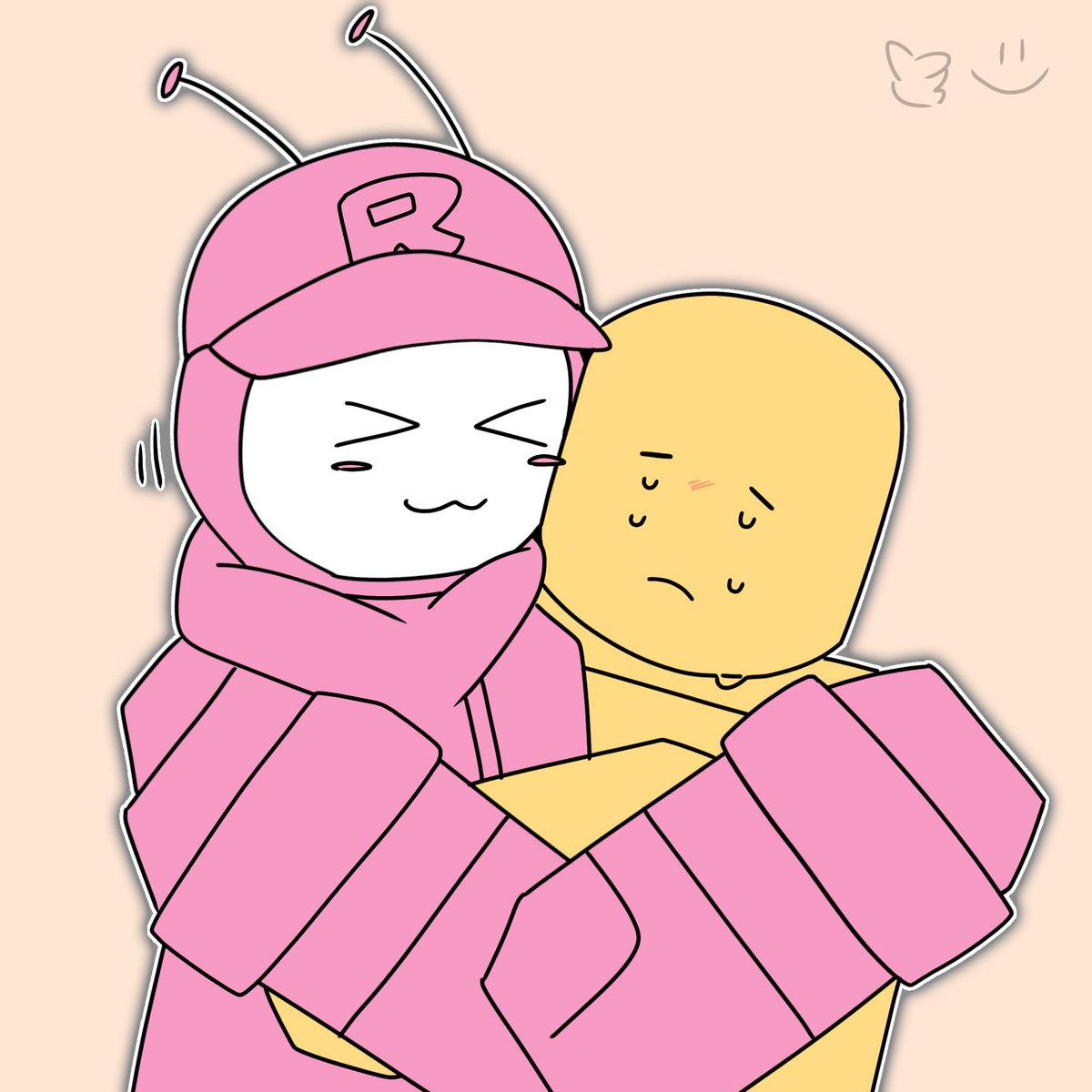sitori222's tweet image. #forsaken #veronica #noob 
ベロニカとヌーブがハグする話