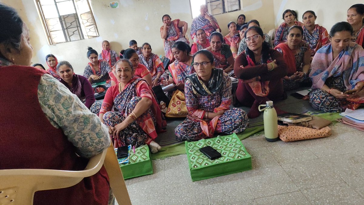 ICDSJamnagar's tweet photo. આઇસીડીએસ જિલ્લા પંચાયત જામનગર દ્વારા આંગણવાડી કાર્યકર દ્વિતીય રિફ્રેશર તાલીમ પ્રથમ બેચ કસ્તુરબા સ્ત્રી વિકાસ ગૃહ જામનગર ખાતે યોજાયેલ . https://t.co/rWH15eVcwI