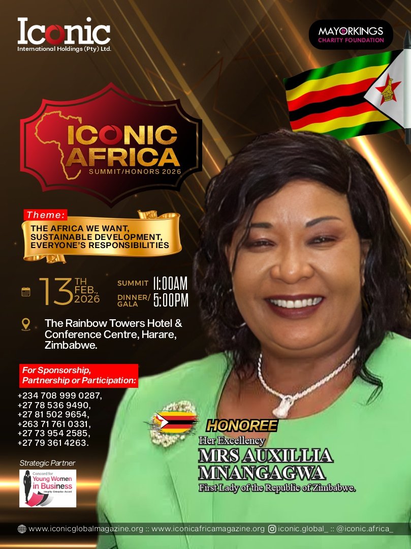 Our Angel Mother will be Honored as the Most hardworking 1st Female in Africa.  Did you know she is the first 1st Lady in Africa to start  advocating for a Health &amp; Clean Environment, educating young girls &amp; boys our Culture -Tsika nemagariro which she has spread across the world