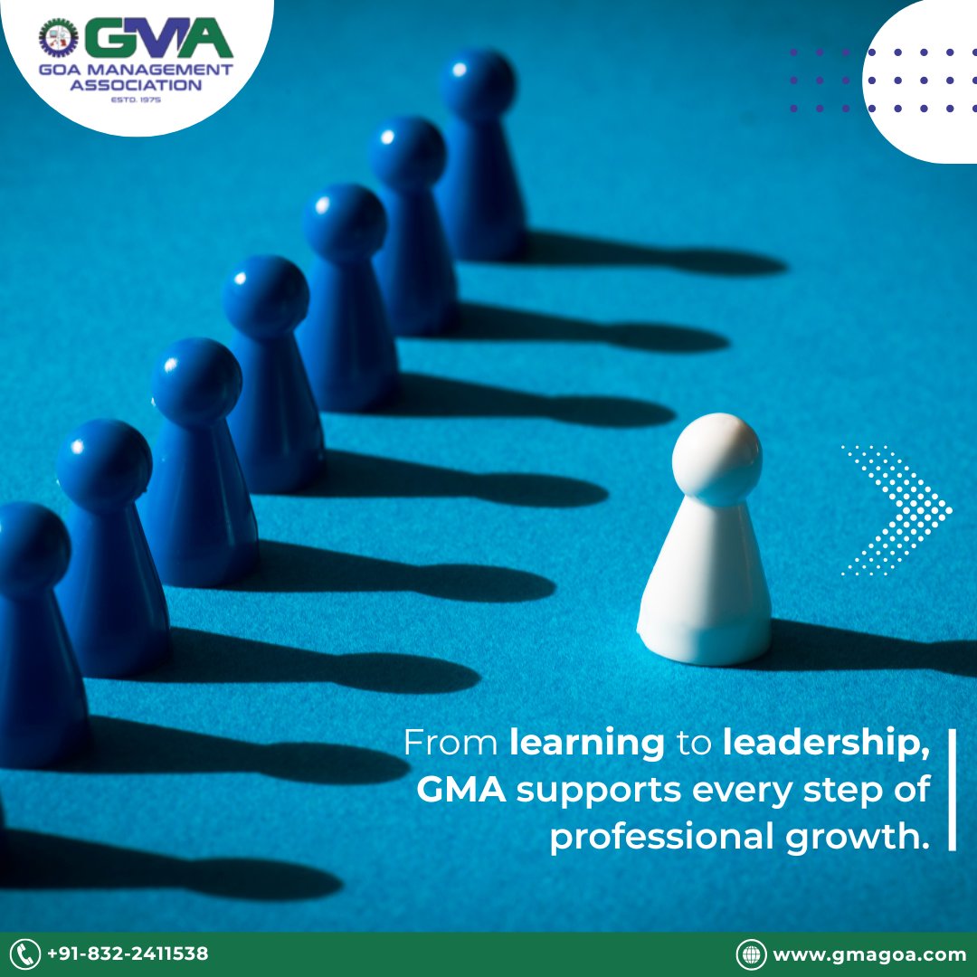 From learning to leadership, GMA supports your professional journey by connecting people, encouraging growth, and fostering a strong management community across Goa.
gmagoa.com
#GoaManagementAssociation #LeadershipJourney #ManagementCommunity #ProfessionalNetwork