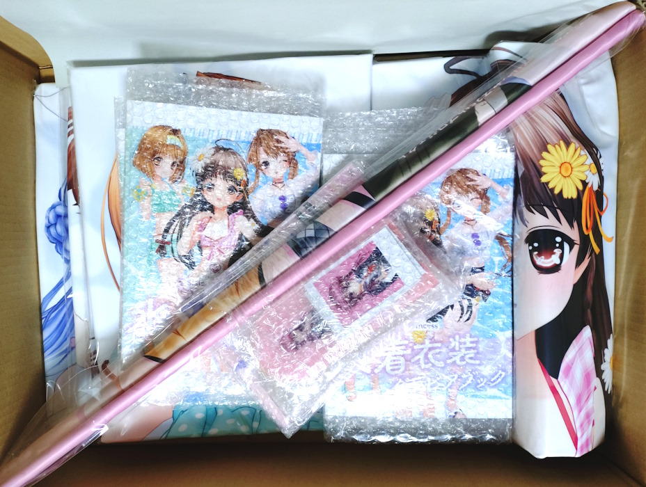 シスプリのクラファンの返礼品が届いたので今日はうれしい花穂誕祭♪