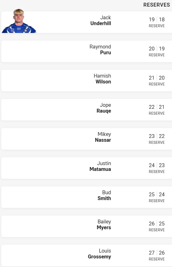 Updates on Daniel Suluka-Fifita tweet media