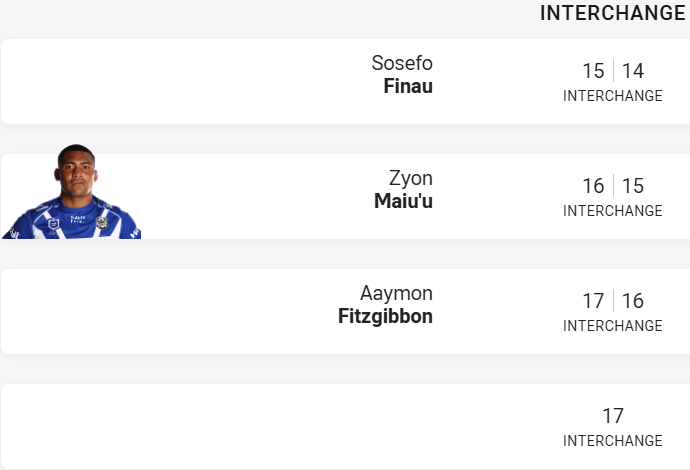 Updates on Daniel Suluka-Fifita tweet media