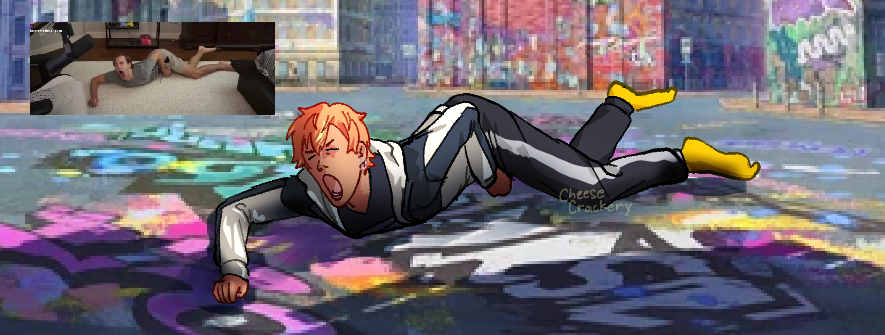 cheesedumptruck's tweet photo. ive been sick for about two weeks straight so i tried to transfer my pain to shinonome akito by drawing him in the quinn pose
#prsk https://t.co/gtO7hMDplM