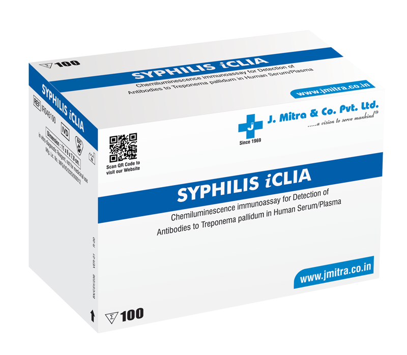 Syphilis iClia is a Chemiluminescence microparticle immunoassay designed for in vitro. Qualitative detection of antibodies to Treponema pallidum (TP) in human serum or plasma  

Learn More...

zurl.co/QSstt 

#SyphilisiClia  #Jmitra #Biotech #BioTechnology