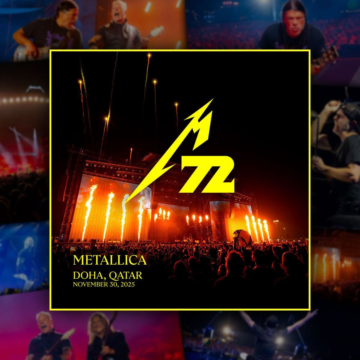 When you’ve been a touring band for as long as we have, you can safely assume most of your “firsts” are behind you. But that wasn’t the case last December. We had the pleasure of playing in front of the Doha branch of the #MetallicaFamily as part of Formula 1’s Qatar Airways