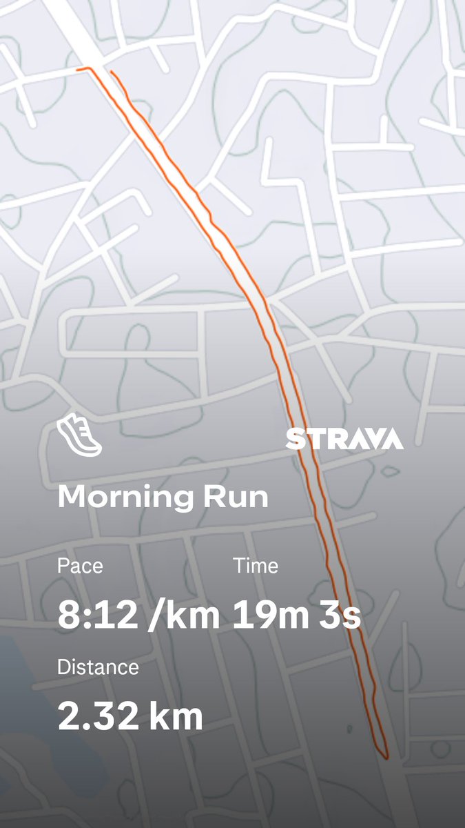 I think I need to go on longer runs now, maybe 4.5km above.
Body already getting used to this..
Time to step up..