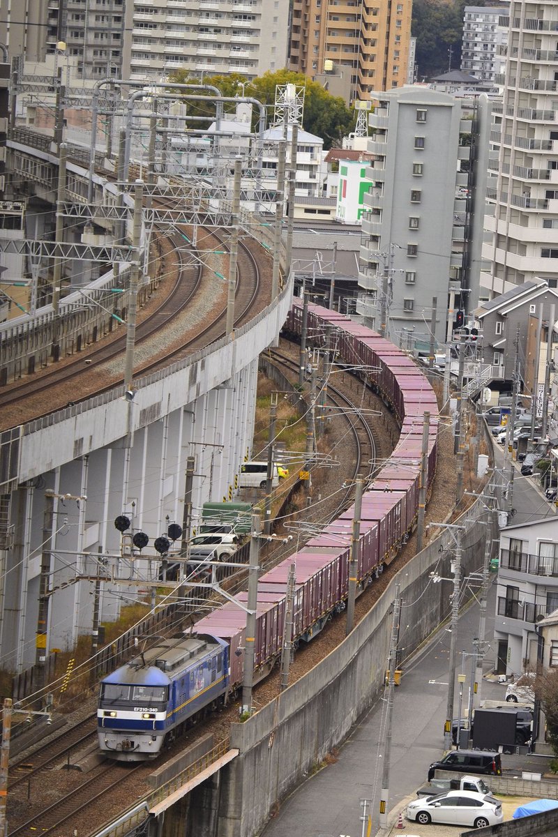 横川ー新白島間。