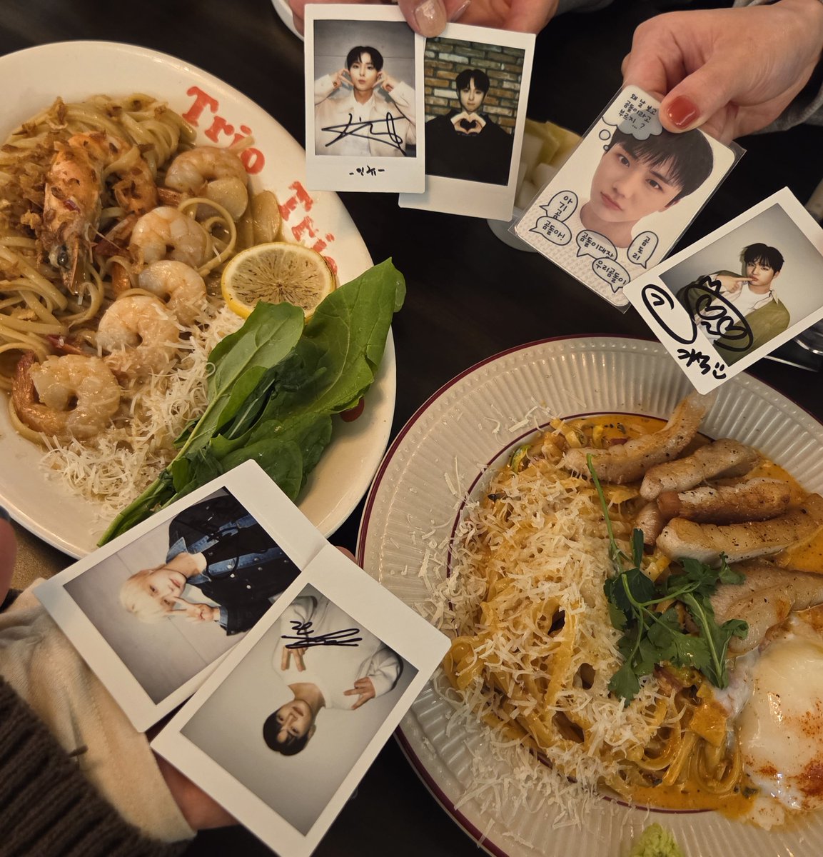 남자를 만난 후에는 맛있는걸 먹어줘야해요,,,