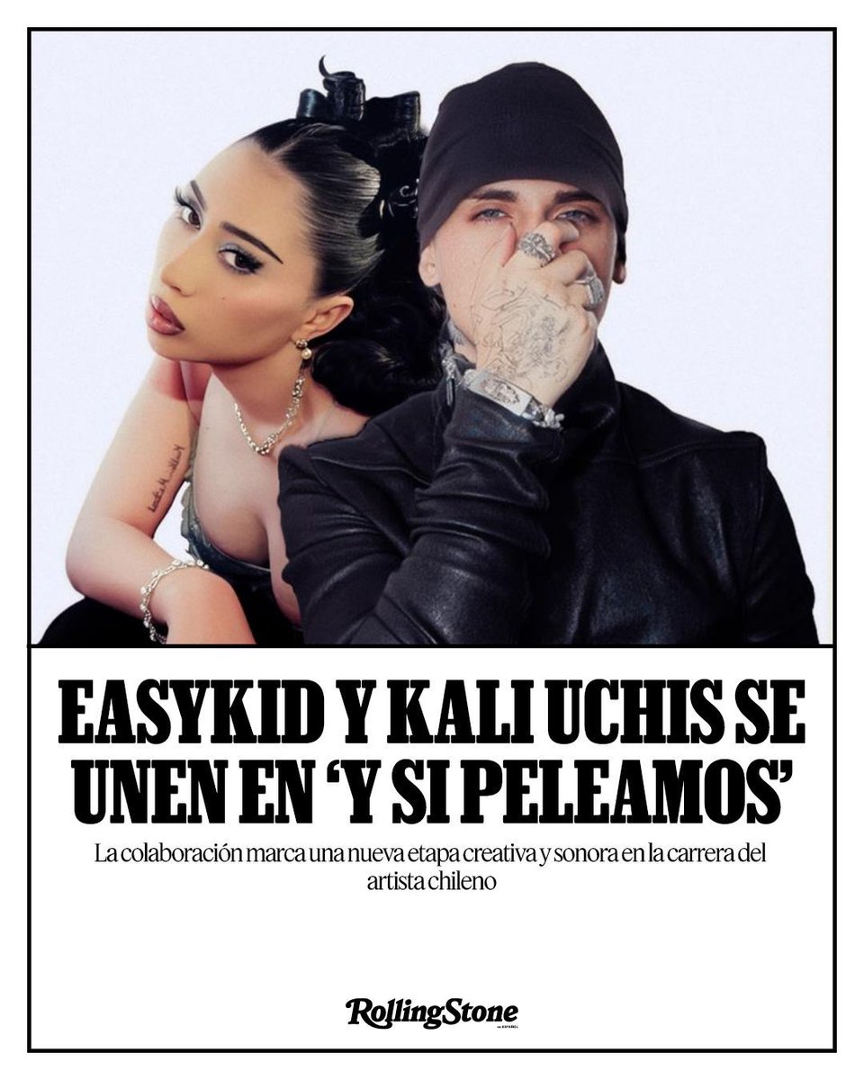 RollingStoneCol's tweet photo. Easykid inicia 2026 con una nueva etapa creativa y sonora junto a Kali Uchis en ‘Y si peleamos’, un reggaetón que mezcla R&B, pop y música latina para ampliar su imaginario musical. Lee la nota completa.
https://t.co/GVX2xVrFCC
#RollingStoneEnEspañol #Easykid #KaliUchis https://t.co/3LkXwrixMm