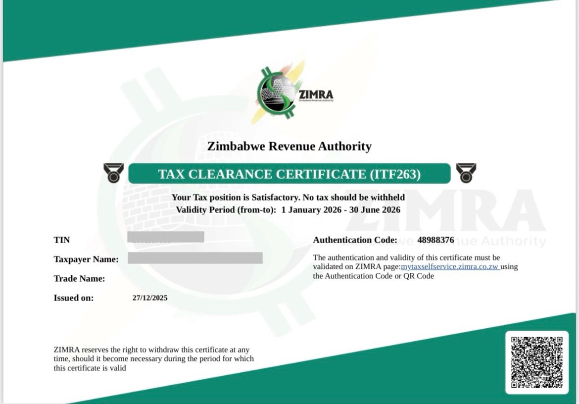 kuda_ww's tweet photo. @Calexy1332 @bosskimhucci 0786816455
Get in touch for company registrations and tax clearance registration and renewals. Company reg from aa little as $130 with a free tax clearance https://t.co/QjA7sRlNeD