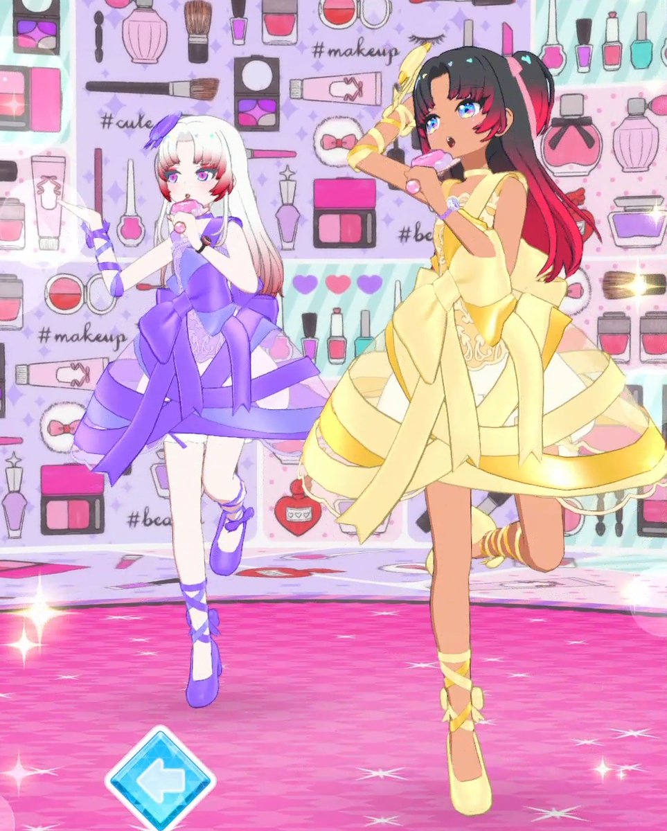 本日のお招き動画はございません
サブキャラとギフトリボン併せさせしました
ギフトリボンパープル良いですね、赤より紫の方が似合うかも🤔
アイカラーの影響とヘアカラーの汎用性の高さが良いのかもしれませんね😅
もう1色増えてたら４人ライブ楽しめるんだけどなぁ…
youtube.be/shorts/l2hJ8M3…