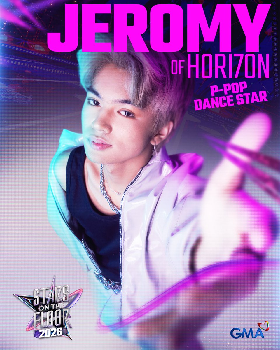 𝗝𝗘𝗥𝗢𝗠𝗬 𝗢𝗙 𝗛𝗢𝗥𝗜𝟳𝗢𝗡 🔥

Jeromy topped 𝗗𝗿𝗲𝗮𝗺 𝗠𝗮𝗸𝗲𝗿 and proved himself as the show’s standout dancer. This idol is 𝗽𝗿𝗲𝗰𝗶𝘀𝗶𝗼𝗻-𝘁𝗿𝗮𝗶𝗻𝗲𝗱 and always feel-forward!

Catch him on #StarsOnTheFloor 2026, this February 15, 7:15 PM on GMA! 🌟