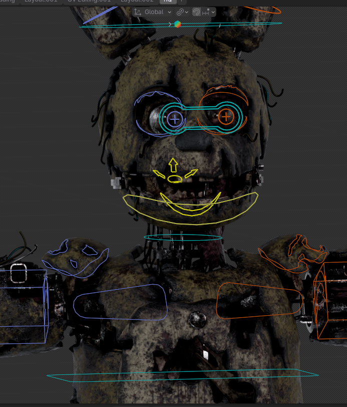 Spring Trap Vr Rig Also the rig i've made for @/Mr1331534733's Springtrap Retexture Made ...