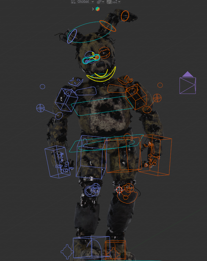 Also the rig i've made for @/Mr1331534733's Springtrap Retexture

Made with Auto-Rig Pro
