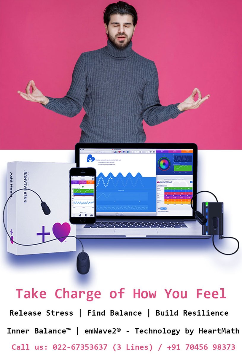 AuraPhotograph's tweet image. Take Charge of How You Feel

Monitor your emotional and physical health – and improve it with HeartMath emWave2 and Inner Balance.

Know More about HeartMath Technology Products - heartinnerbalanceindia.com/heartmath-tech… 

#heartmath #InnerBalance #emWave2 #Stress