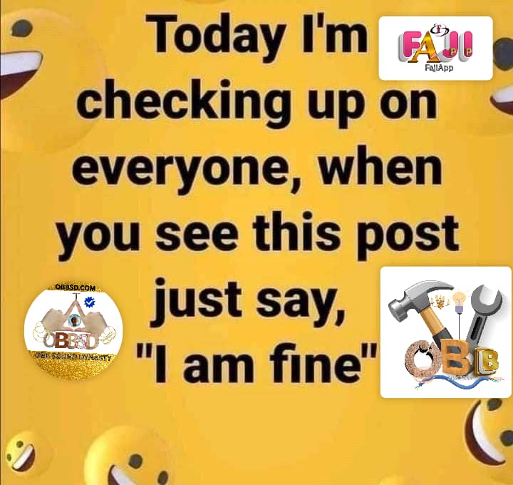 kingutuksfyno's tweet photo. Today I'm checking up on everyone, when you see this post just say I'm fine. #obbcompany #kingutuksfyno #deprem #fajiapp #NCTWISH #obbsd https://t.co/s37vRdiKNf