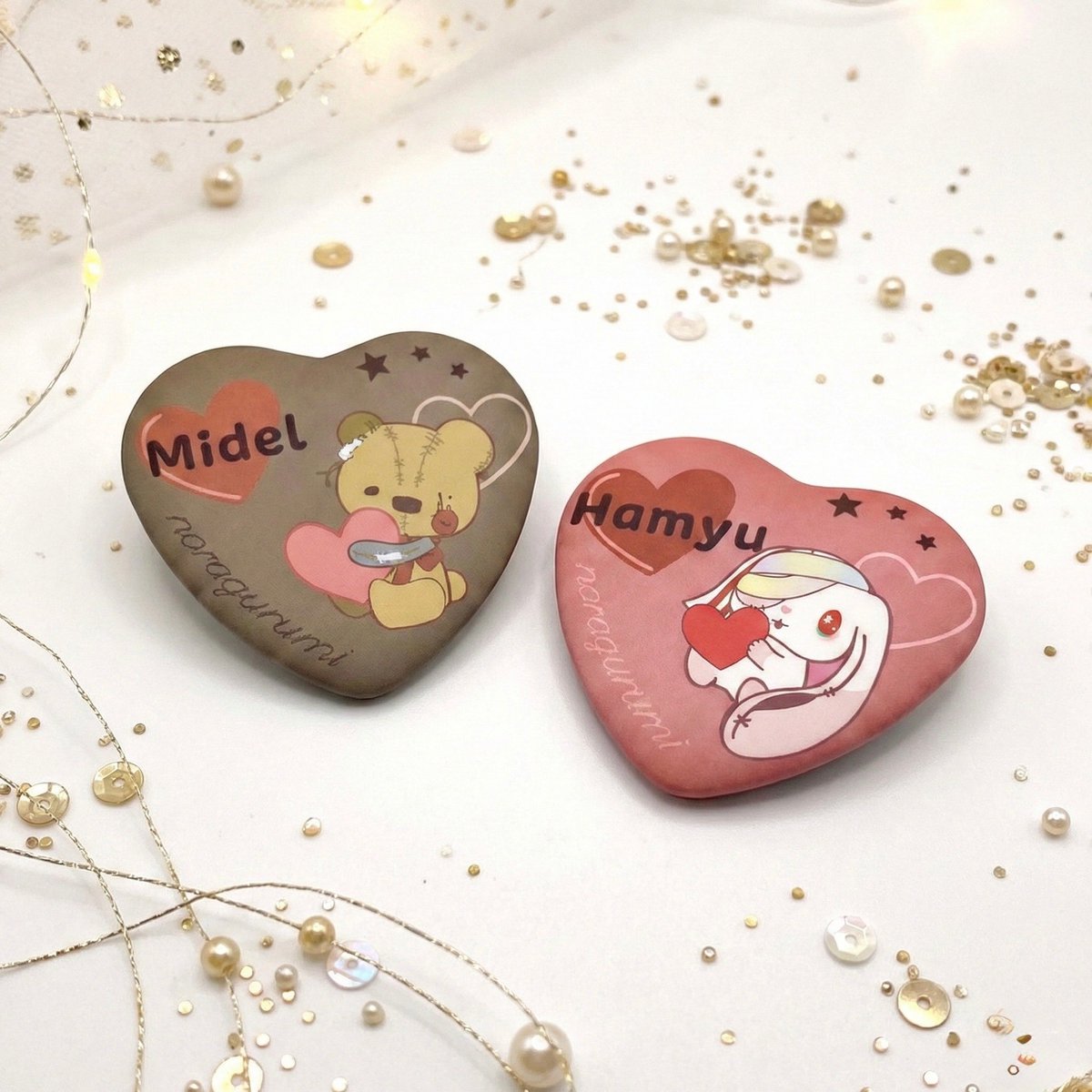 ルチア クリミナーレ！ Rejet10th カレのハートをGet♥ハート缶バッジ