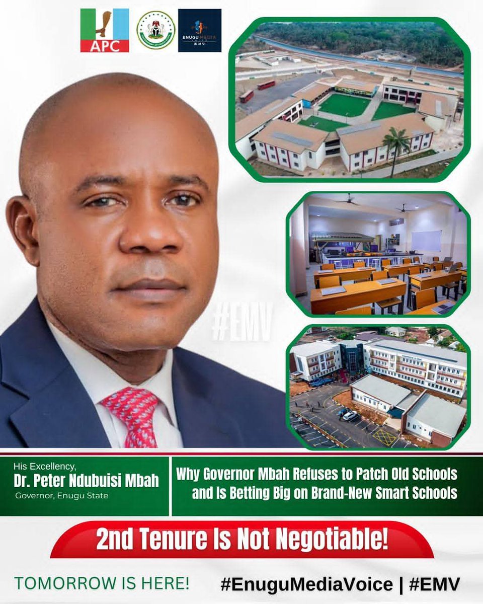 soloswazz's tweet photo. Enugu Smart Green Schools: Pioneering a Brighter Future in Education*

- Revolutionizing Education: Enugu Smart Green Schools Takes Center Stage*

- Governor Mbah's Visionary Project Set to Transform Enugu's Educational Landscape*
°
° https://t.co/csp98tGtSX
