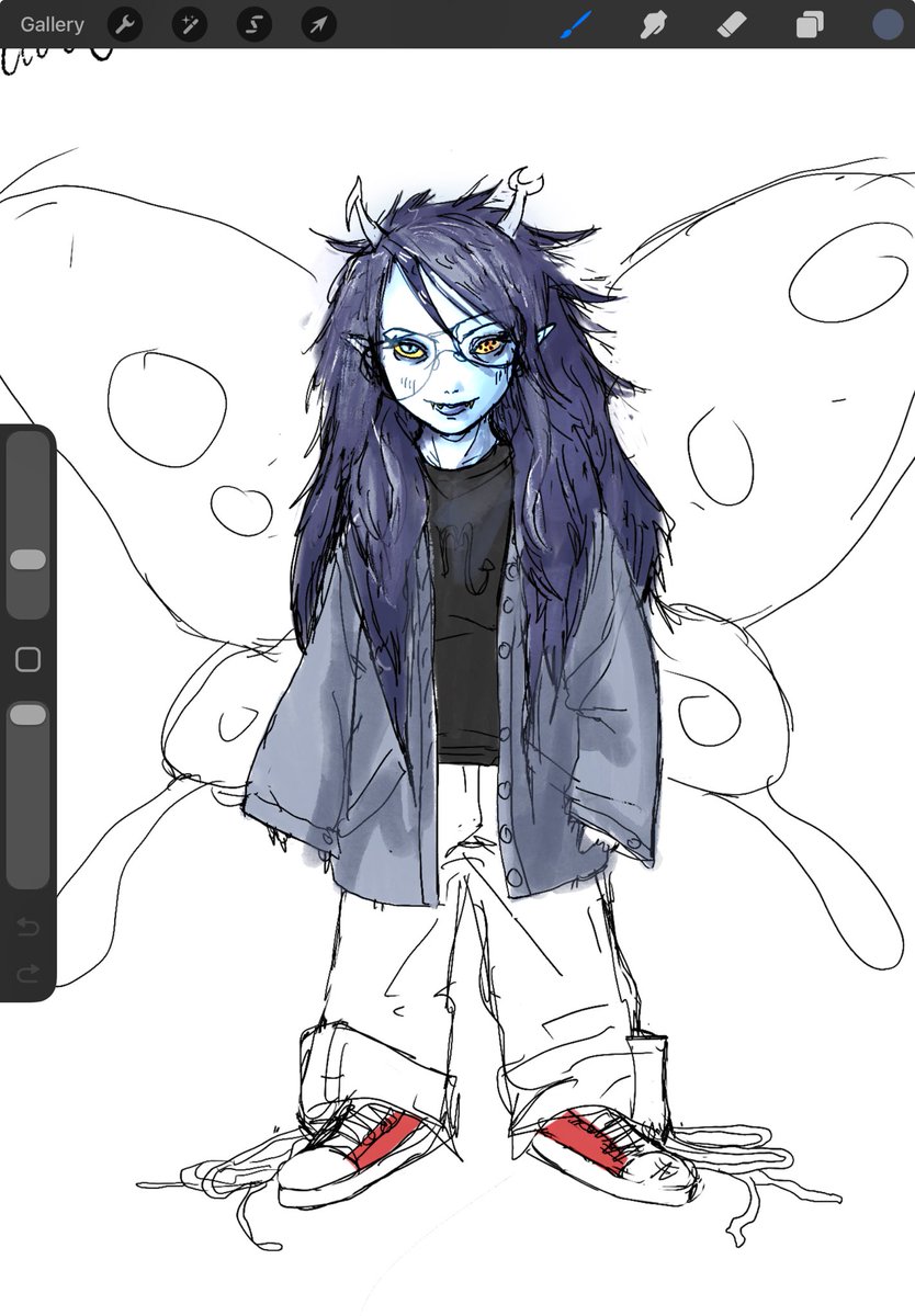 idk what i’m doing procreate is hard